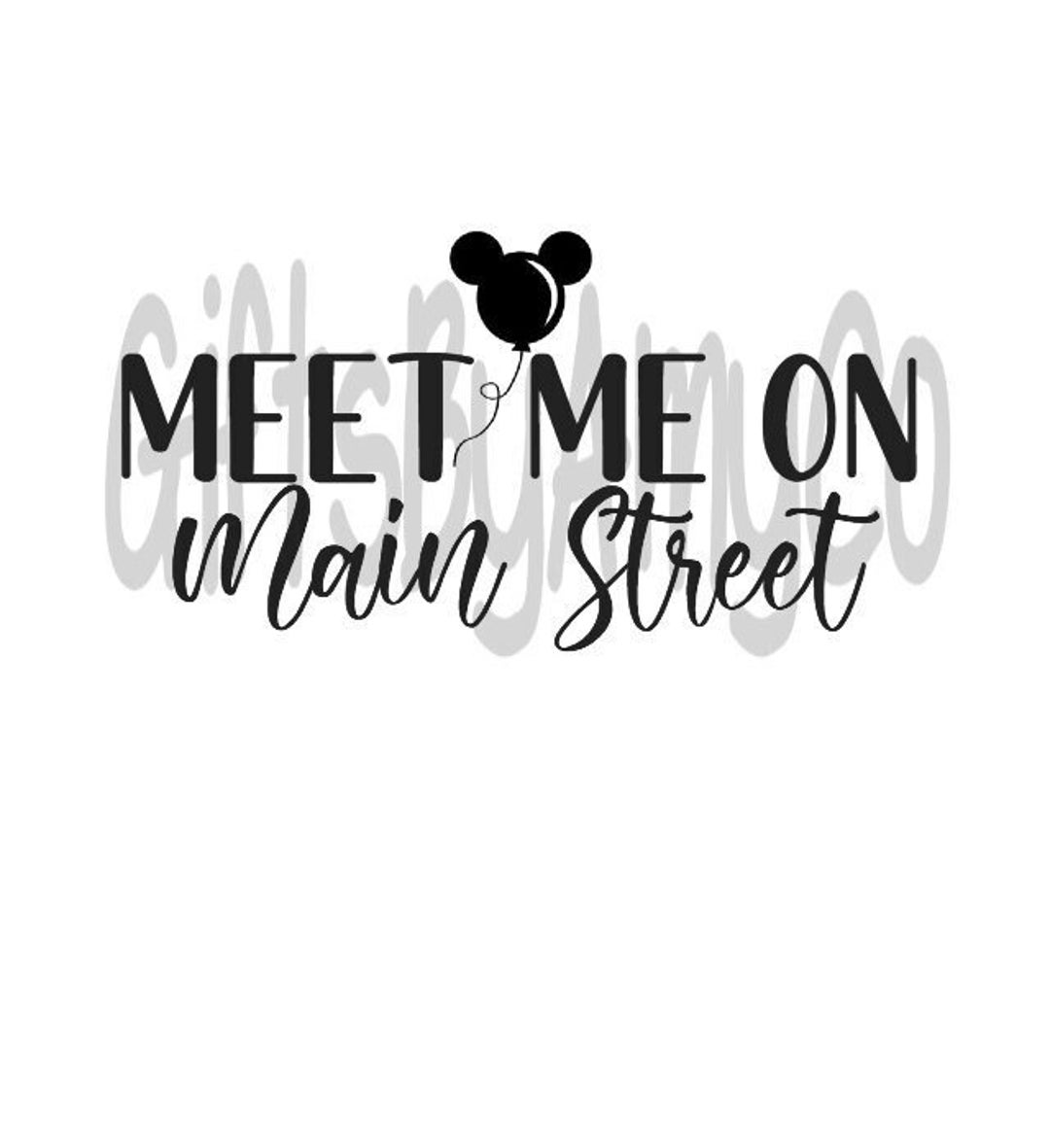 Meet Me on Main Street SVG, JPG, PNG Digital Download Cricut Etsy
