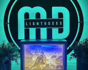 Caja de luz de lujo de Assassin's Creed, decoración LED 3D para sala de juegos, lámpara de escritorio gamer, luz nocturna LED, regalo gamer, caja de luz personalizada