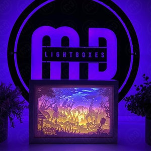 Horizon Zero Dawn Light BoxI Gaming Room Decor | Gaming Night Light