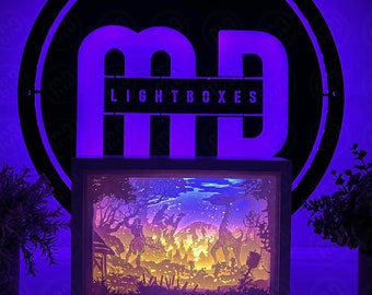 Horizon Zero Dawn Light BoxI Gaming Room Decor | Gaming Night Light