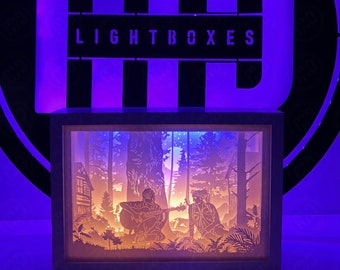 Caja de luz Deluxe de Ellie y Dina: luz nocturna LED multicapa