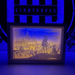 NOUVEAU ! Boîte lumineuse NieR: Automata Deluxe, décoration LED 3D pour salle de jeux, lampe de bureau pour gamer