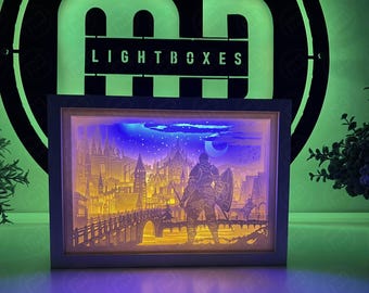 Caja de luz Deluxe de Dark Souls III: Decoración de juegos, luz nocturna