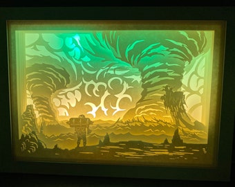 Deluxe Outer Wilds Light Box | Gaming Room Decor | Gaming Night Light