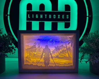 ¡NUEVO! Lámpara de escritorio Deluxe de Assassin's Creed IV: Black Flag, decoración LED 3D para sala de juegos, lámpara de escritorio para gamers.