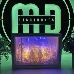 The Legend of Zelda: Tears of the Kingdom Light Box | Gaming Room Decor | Gaming Night Light