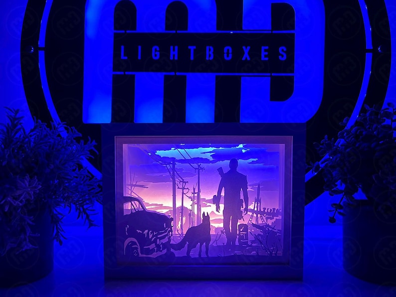 Fallout Lightbox: Gaming Room LED Night Light - Etsy