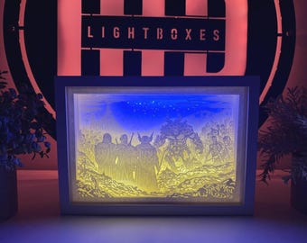 ¡NUEVO! Lámpara decorativa 3D para sala de juegos Dragon Age Origins: Batalla de Ostagar