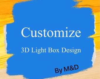 Customize Light Box- Wood Frame
