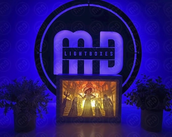 Caja de luz Deluxe de Resident Evil Village, decoración LED 3D para videojuegos, regalo para gamers