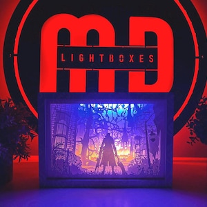 Bloodborne Light Box | Gaming Room Decor | Gaming Night Light