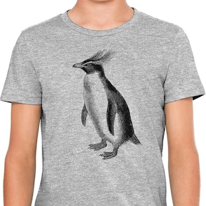 Moon Mouse Apparel Cute Fluffy Penguin Kids Unisex Youth Cotton T-Shirt
