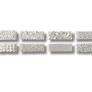 Floral wall art | White clay wall sculpture | 3D artwork | Abstract in white | Small wall sculpture | Vertical art | Fine Art Sculpture image 13