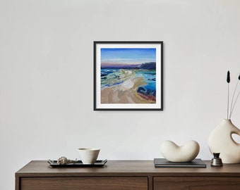 Seascape ART PRINT, ocean beach art, landscape beach art, ocean lover gift, contemporary art