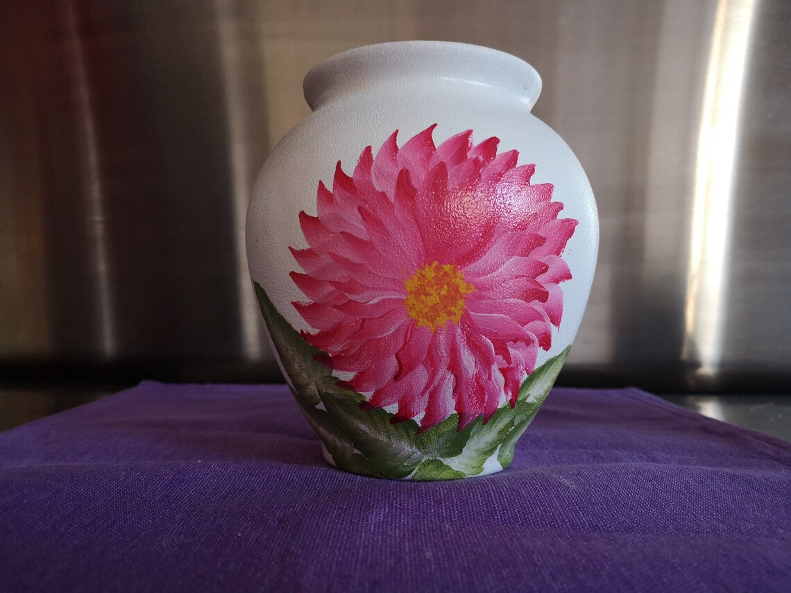 Hand Painted Vases Etsy