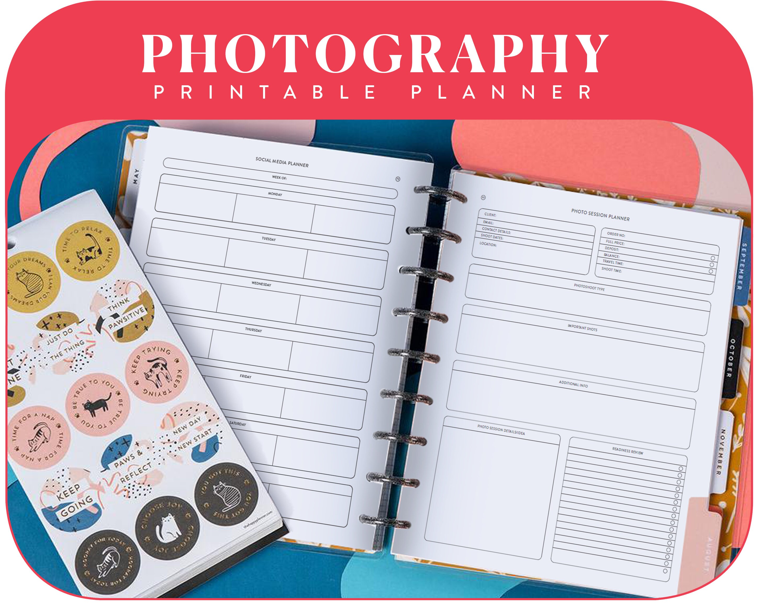 Photographer Planner Photography Business Planner Etsy
