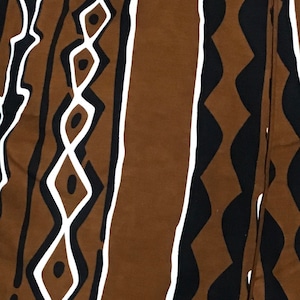brown olive green African Print Fabric beige swirls brown olive green African Print Fabric beige swirls