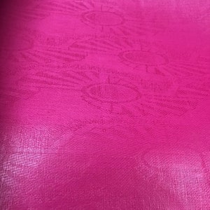 Hot Pink Brocade African Fabric, 36w x 50L **2 yard minimum **