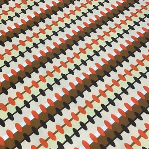 African Print Fabric, black, orange, burgundy, diamonds, **2 yard minimum**
