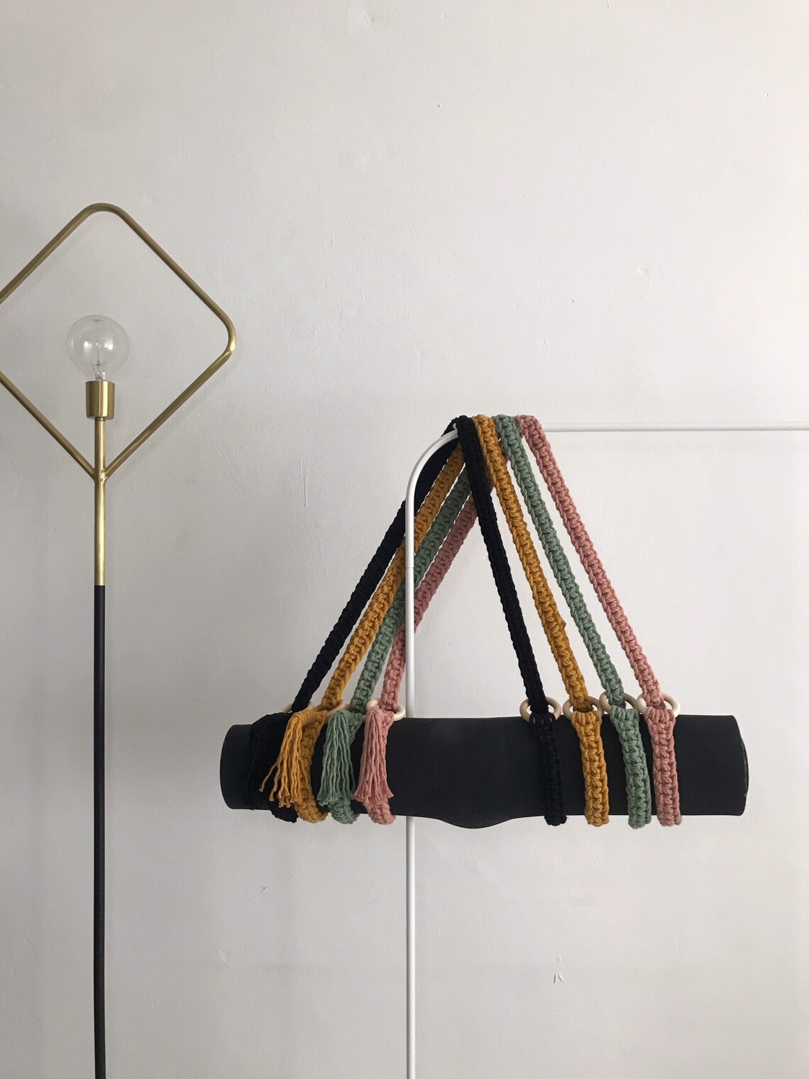 Yoga Mat Strap TUTORIAL Macrame PDF DIY Etsy