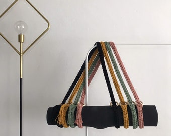 Yoga Mat Strap - TUTORIAL - Macrame  - PDF - DIY