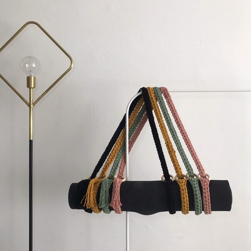 Tutorial for Macrame Yoga Mat Strap/ DIY/ Pattern/ Etsy