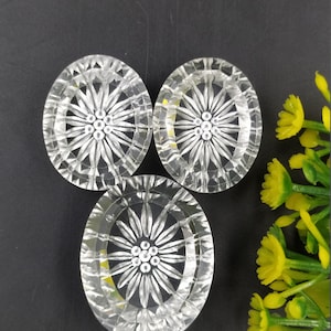 100% Natural Crystal Quartz Fantasy Cut Carving Gemstone layout Jewelry Carved Cut Stone size 25x20x10 to 20x16x9mm 3pc. Weight 87Ct. k-1375