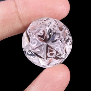 Cubic Zirconia White Imitation fantasy cut gemstone shape diamond beautiful hand carved 1pcs. weight 56.80 cart. size 22x22x15 mm