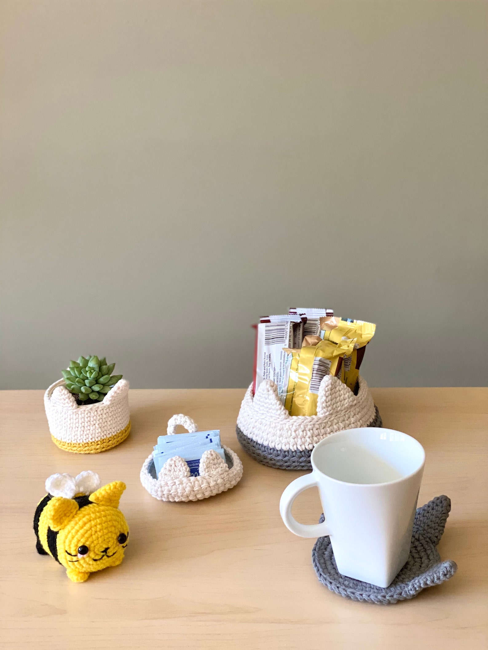 Crochet PATTERN Cat Ring Dish Kitty Trinket Dish Cat Home Etsy