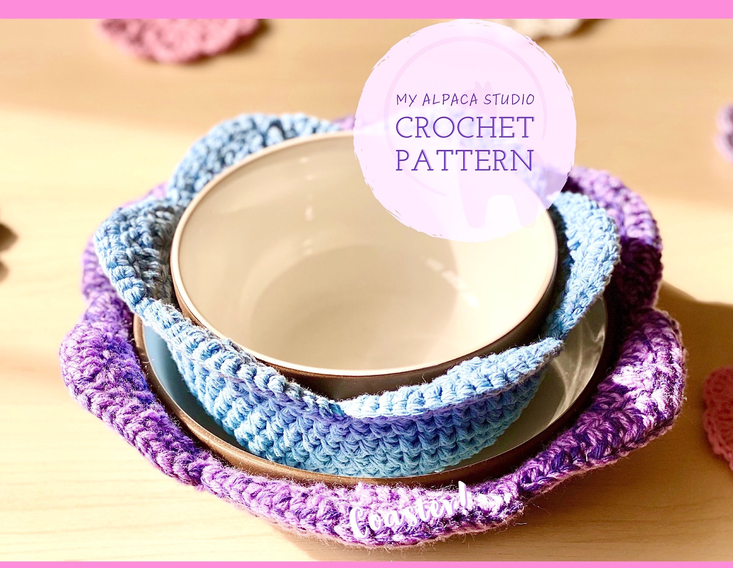 Large Crochet Bowl