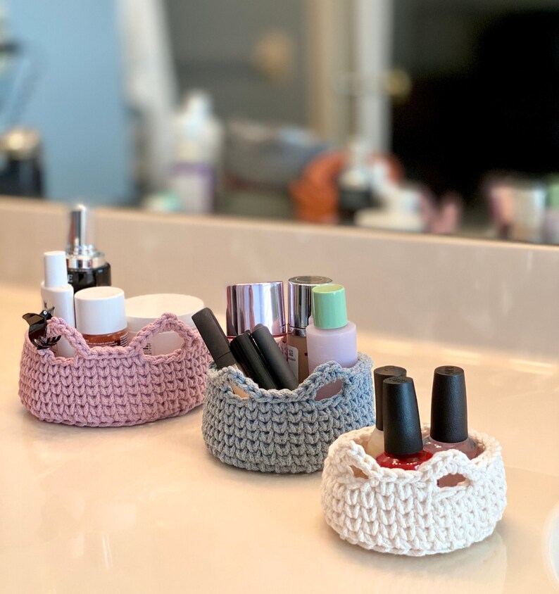 Crochet PATTERN Cat Basket Set Instant Download PDF Etsy