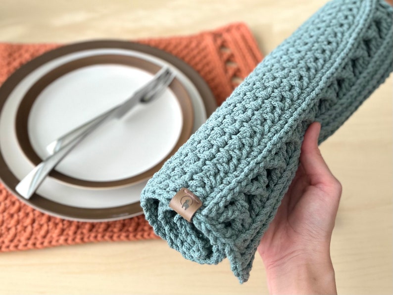 Crochet PATTERN Rectangle Placemats Instant Download PDF Etsy