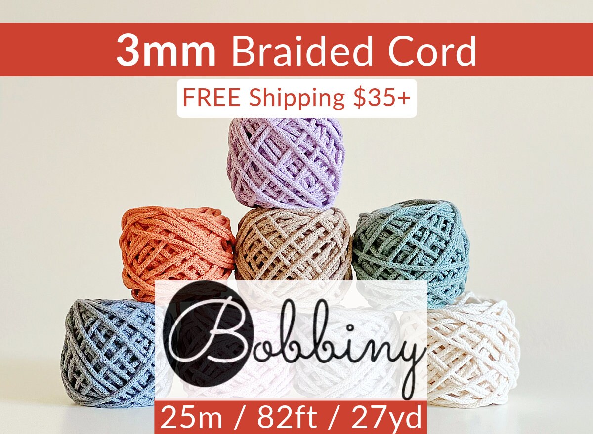 Chunky braid cotton yarn hotsell
