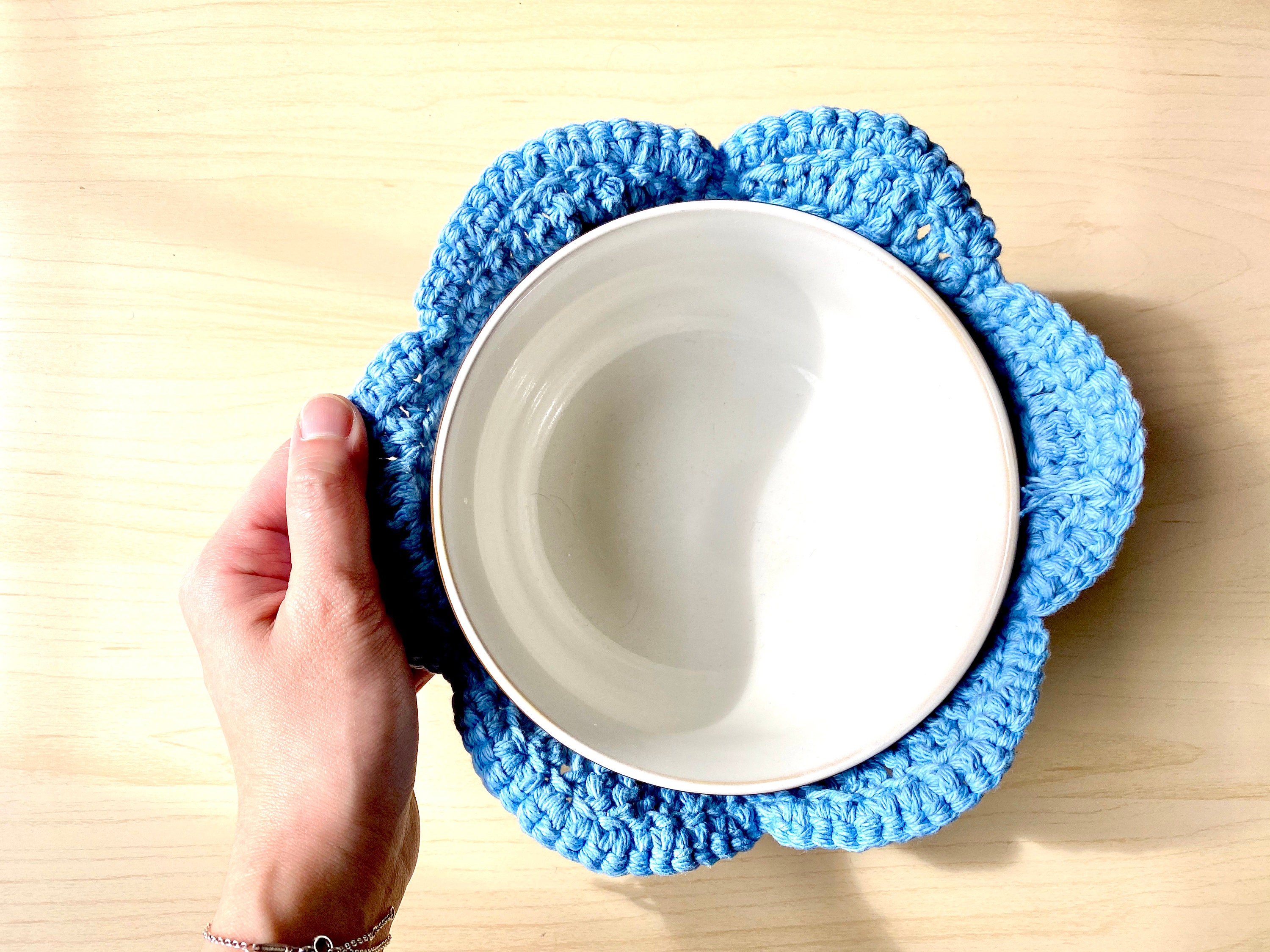 Microwavable Bowl Cozy Free Crochet Pattern