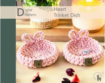 Crochet Pattern: Heart Trivet, Modern Farmhouse Table Decor - Etsy