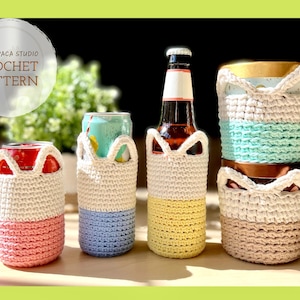 MUSTERPAKET: Cat Cosy for Sommer - Ice cream Pint, Can, Slim Can, Beer| Sofortiger Download PDF | Minimalistisches Kitty Cozies Set| Katzenliebhaber Geschenk