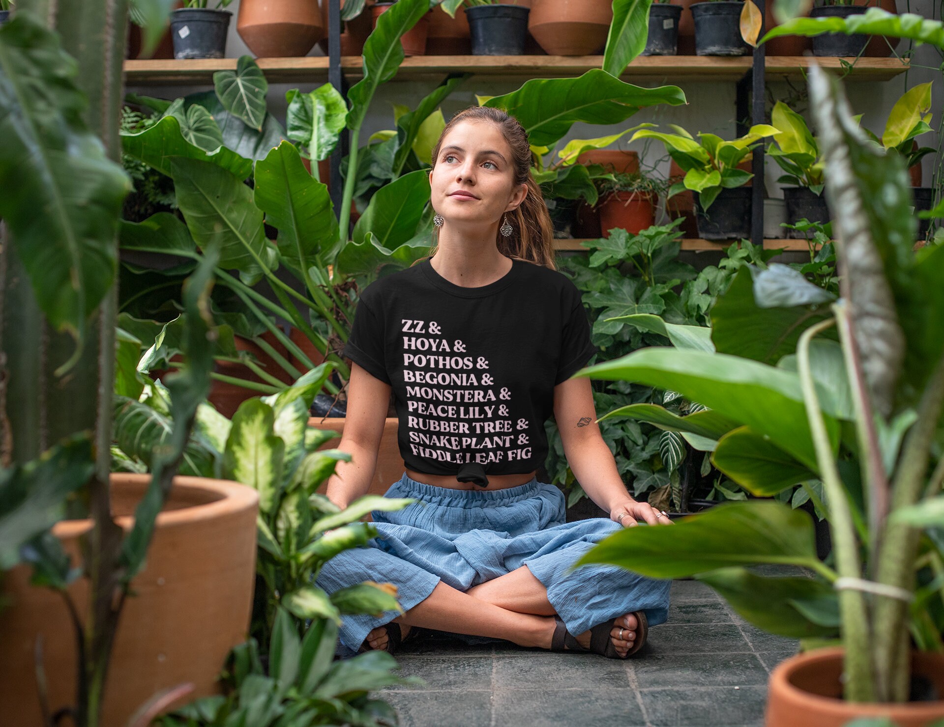Favourite Indoor Plant Species Printed Quote Women's | Etsy