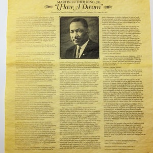 Martin Luther King &#39;I Have a Dream&#39; Speech Poster Print
