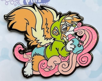 Cloud Nine #046 Poofy Pins ABDL Babyfur Skunk Furry Fursona Enamel Pin