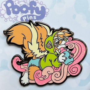 Cloud Nine #046 Poofy Pins ABDL Babyfur Skunk Furry Fursona Enamel Pin