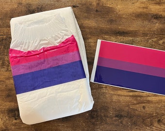 5-Pack Bisexual Pride Diaper Panel Sticker