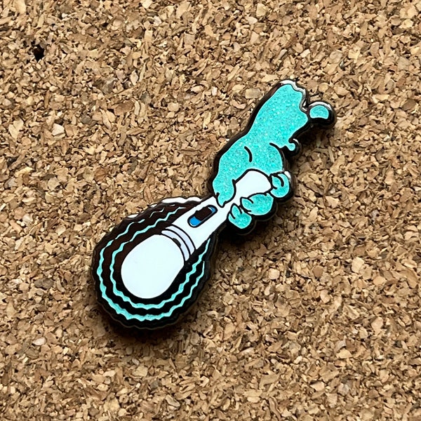 ABDL Kink Pin | Buzzy Wand #054 Poofy Pins Magic Wand Hard Enamel Pin