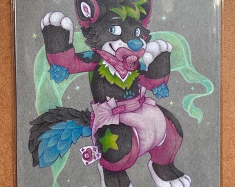 Plushification 6x8” Print | ABDL Babyfur Furry Plush Agere