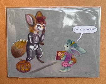 King Size Candy 8x6” Print | ABDL Babyfur Kidfur Furry Agere | Halloween