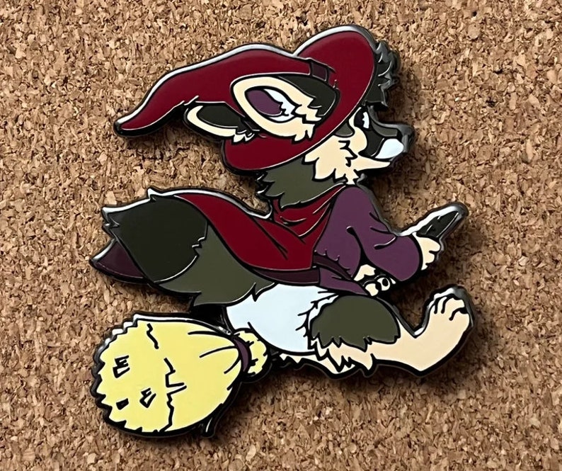 Hocus Pocus 035 Variant Poofy Pins ABDL Babyfur Furry Fursona Enamel Pin image 1