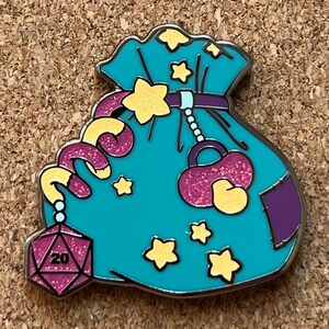 Bag of Crinkling #047 Poofy Pins ABDL Agere Babyfur Bag of Holding D&D Enamel Pin