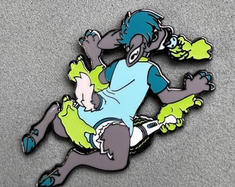 ABDL Kink Pin | Helping Hands #053 Glow in the Dark Furry Poofy Pins Hard Enamel Pin Agere