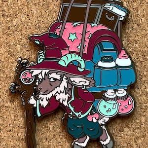 Powder Peddler #041 Poofy Pins ABDL Agere Babyfur Goat Furry Fursona Enamel Pin