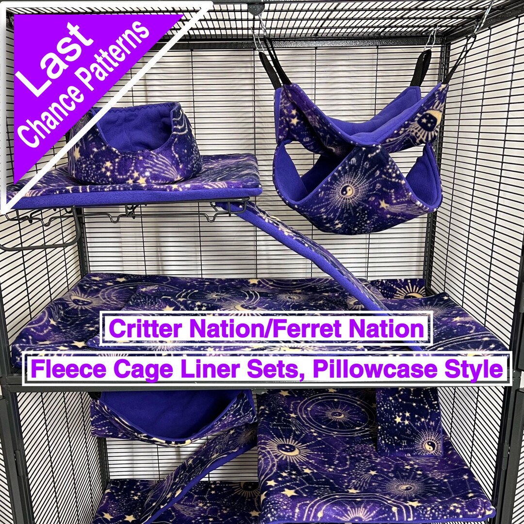 Critter Nation - Ferret Nation Cage Liners, Pillow Case Style LIMITED ... - Parrot Headrest Pillow Liners