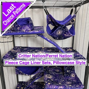 Critter Nation - Ferret Nation Cage Liners,  Pillow Case Style LIMITED STOCK